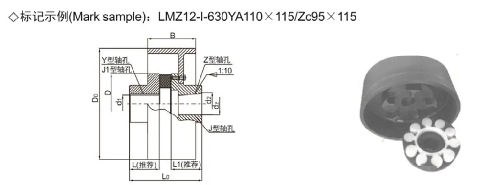 Jaw Elastic Coupling