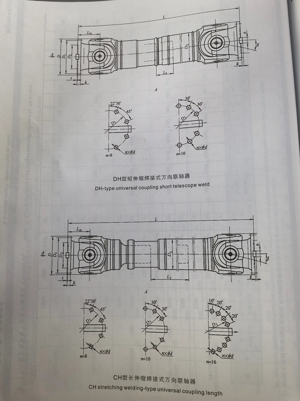 Telescopic Universal Joint Coupling